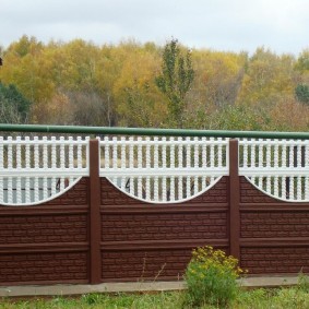 decorative fence for the garden types of photos