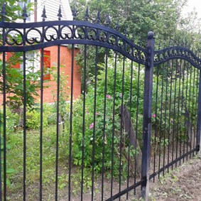 decorative fence for garden photo ideas