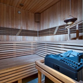 Electric pampainit ng sauna sa silid ng singaw