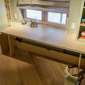 Bureau in een kinderkamer