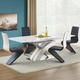 Muebles de comedor minimalistas.