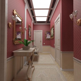 Vacker korridor i klassisk stil