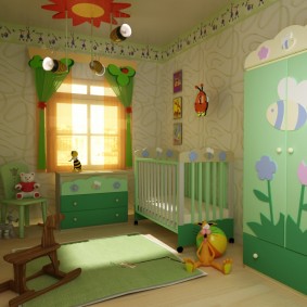 stanovené v detskej izbe nápady dekor