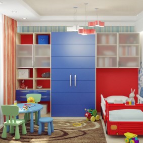 náhlavná súprava v fotografickom dizajne detskej izby