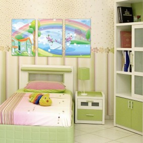 pinturas para idéias de decoração de quarto de crianças