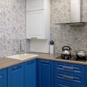wallpaper for a small kitchen