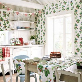 tapety pre malú kuchyňu dekor