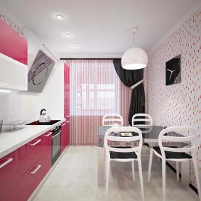 wallpaper for a small kitchen interior