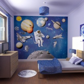 háttérkép a gyermek szobájában fotó