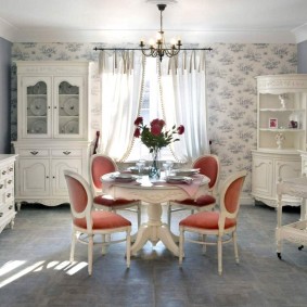 Provence štýl tapety pre interiér interiéru fotografie