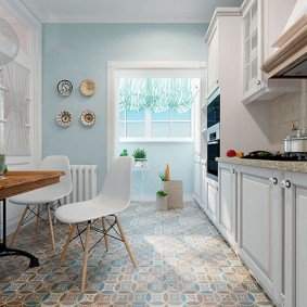 Kertas dinding gaya Provence untuk pemandangan foto dapur