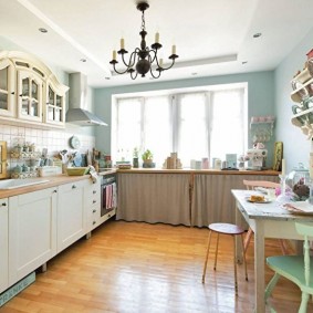 Provanso stiliaus tapetai virtuvės idėjų vaizdams