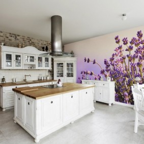 Sfondi in stile provenzale per una panoramica della cucina