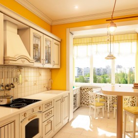 Provence-bakgrunnsbilde for design av kjøkkenfoto
