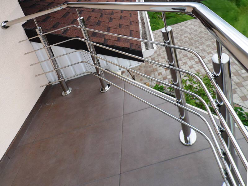 Recinzione decorativa per balcone in acciaio inossidabile