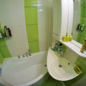 lavabo sobre bañera diseño fotográfico