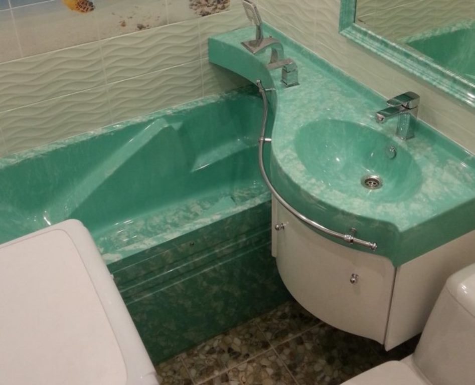 lavabo verde