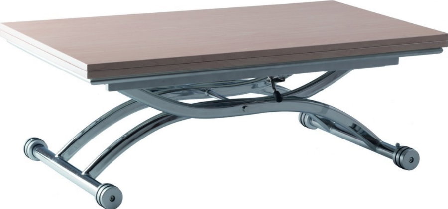 Sammenleggbart bord med ben i metall