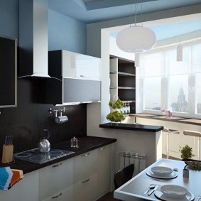 kjøkkenreparasjon med et areal på 9 kvm fotografisk dekor