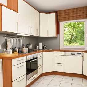 virtuvės atnaujinimas su 9 kv. m ploto rūšių nuotraukomis