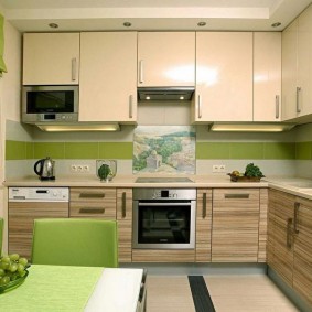 virtuves remonts ar dizaina foto platību 9 kv